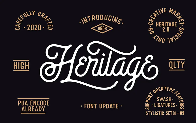 heritage web design trend 2025