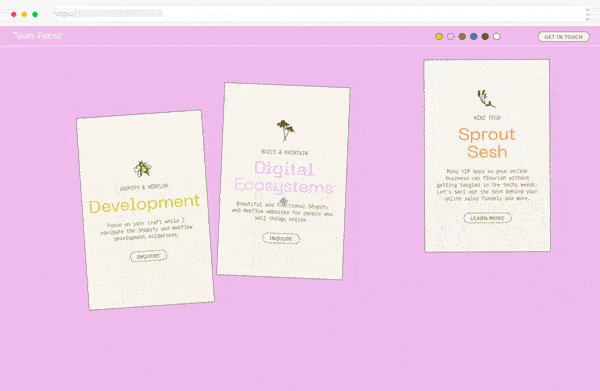 elementor website examples with engaging design twin ferns Exemplos de Sites em Elementor: Transformando Inspiração em Realidade Digital
