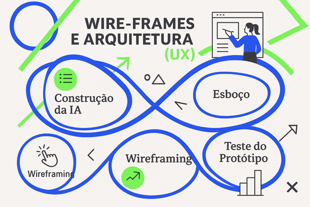 20250508 1722 Colagem Geometrica Moderna remix 01jtrrx8aefah9b4q7t507x9zd Processo de Web Design: O Guia Definitivo em 10 Passos Essenciais para um Site de Sucesso